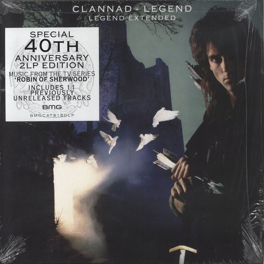 Clannad Legend + Legend Extended - Music From The TV Series 'Robin Of Sherwood' - Sealed UK 2-LP vinyl record set (Double LP Album) BMGCAT916DLP