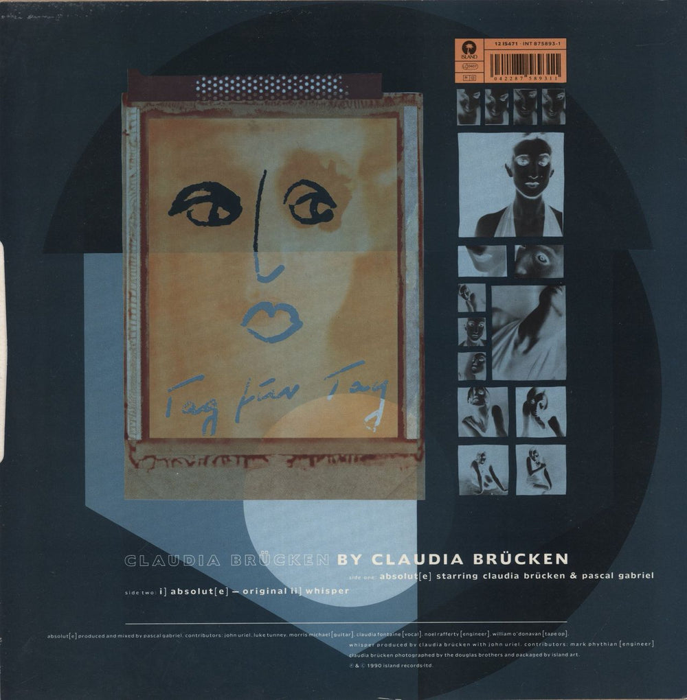 Claudia Brucken Absolute UK 12" vinyl single (12 inch record / Maxi-single) 042287589311