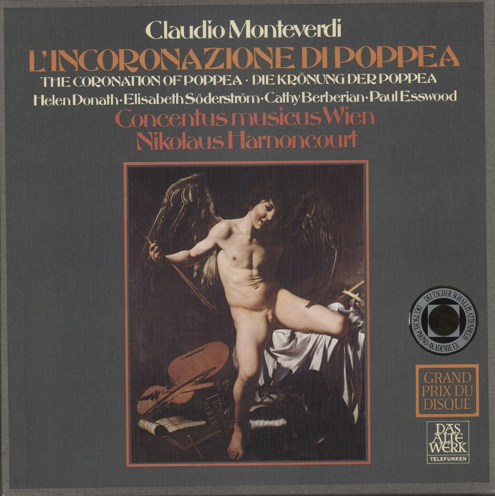 Claudio Monteverdi The Coronation Of Poppea German Vinyl Box Set 6.35247