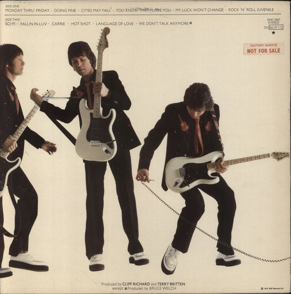 Cliff Richard Rock 'N' Roll Juvenile - Autographed UK vinyl LP album (LP record)