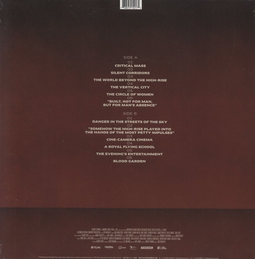 Clint Mansell High-Rise [Original Soundtrack] - 180g - Concrete Grey Vinyl - Sealed UK vinyl LP album (LP record) 738572150174