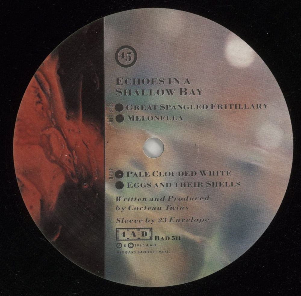 Cocteau Twins Echoes In A Shallow Bay EP UK 12" vinyl single (12 inch record / Maxi-single) COC12EC83425
