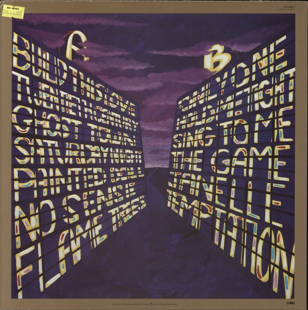 Cold Chisel Twentieth Century Australian vinyl LP album (LP record)