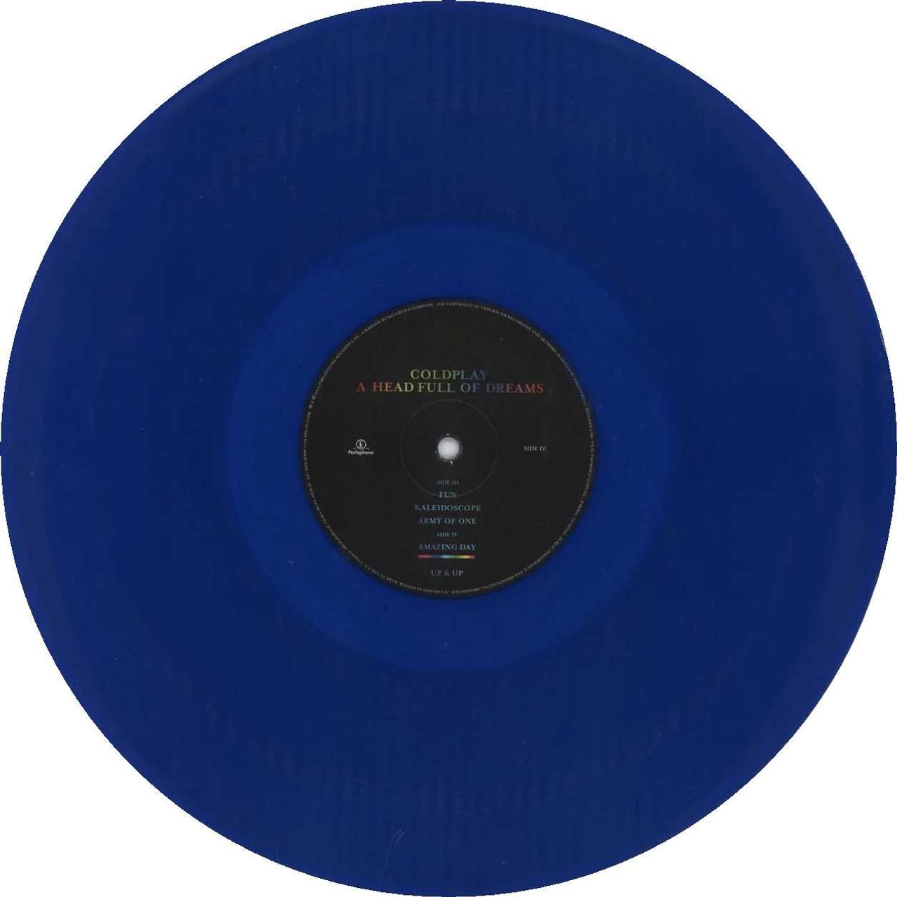 Coldplay A Head Full of Dreams - 180gm Pink Neon & Blue Vinyl UK 2