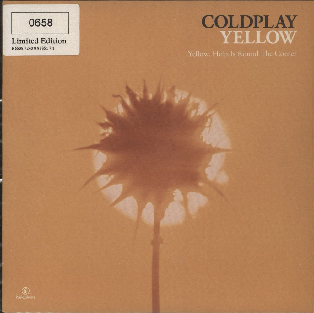 Coldplay Yellow UK 7" vinyl single (7 inch record / 45) R6538