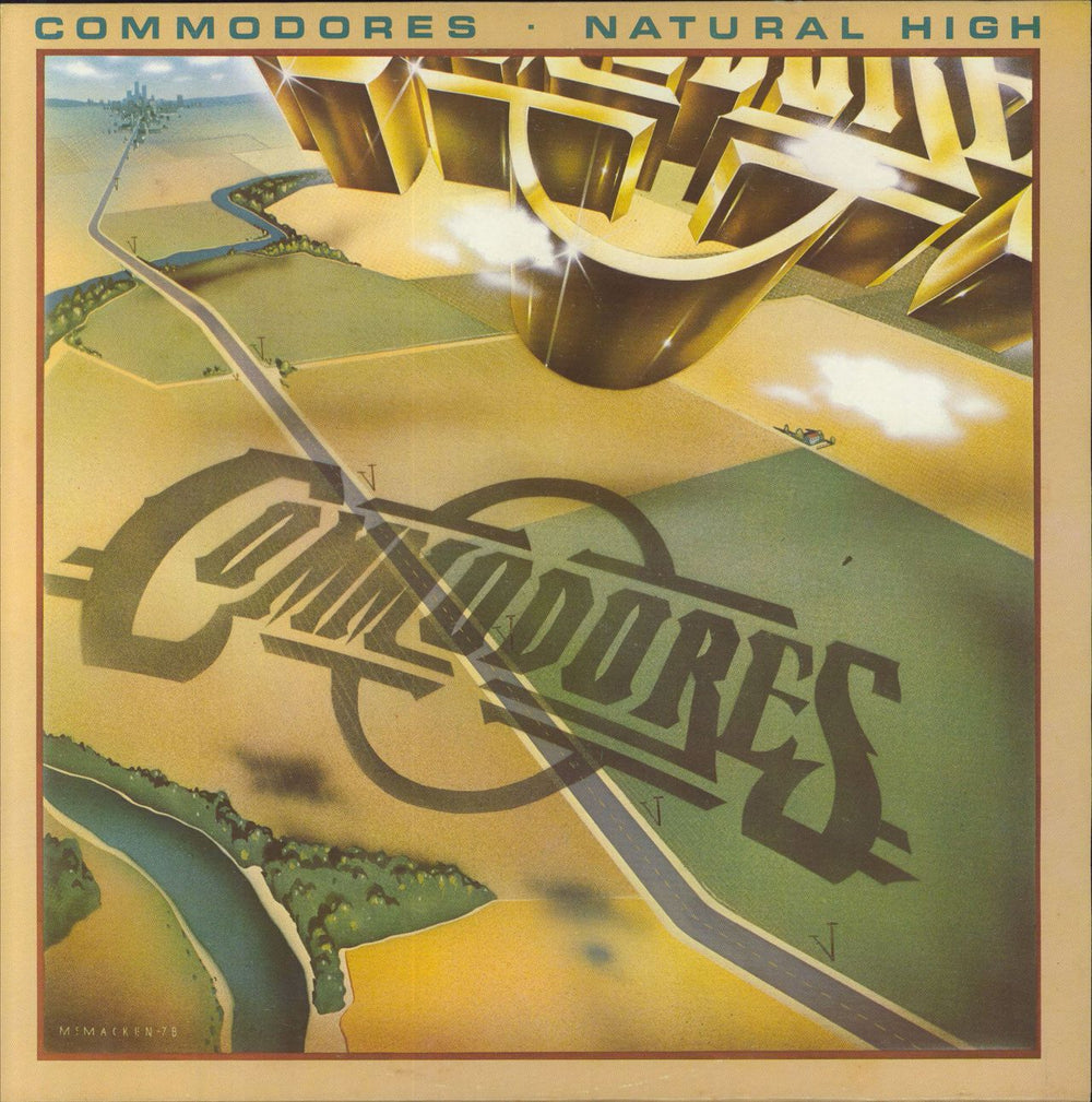 Commodores Natural High Dutch vinyl LP album (LP record) 5C062-60942