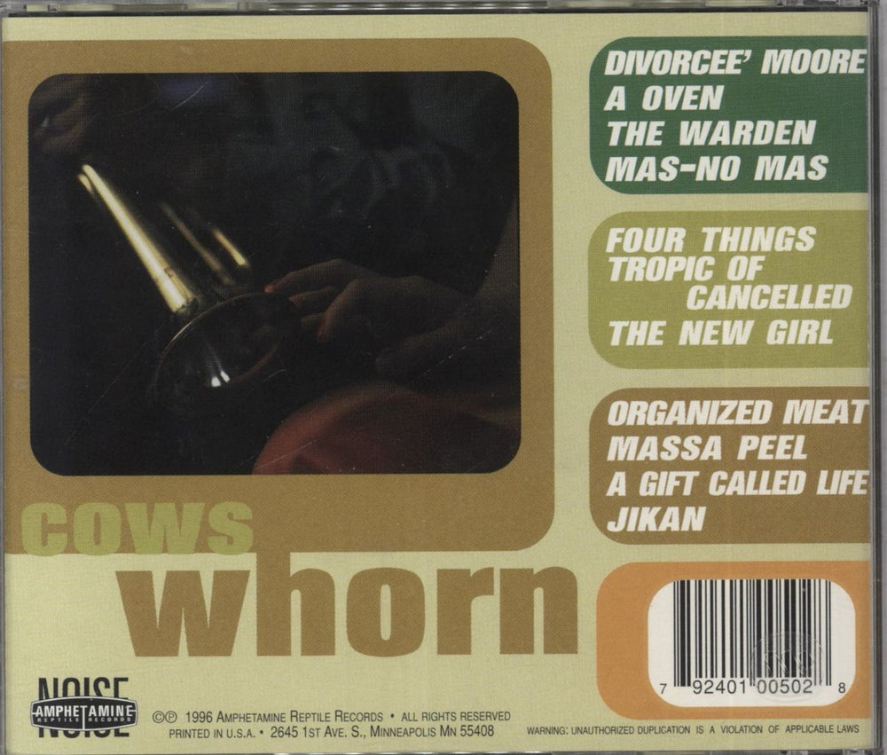 Cows Whorn German CD album (CDLP) 4015698377026