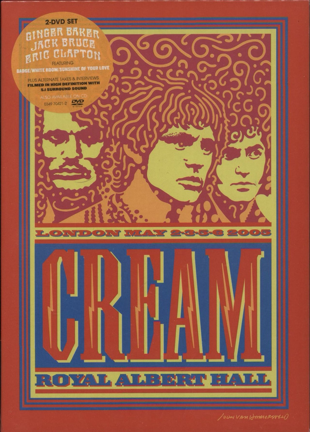Cream Royal Albert Hall - Sealed UK DVD 0349704212