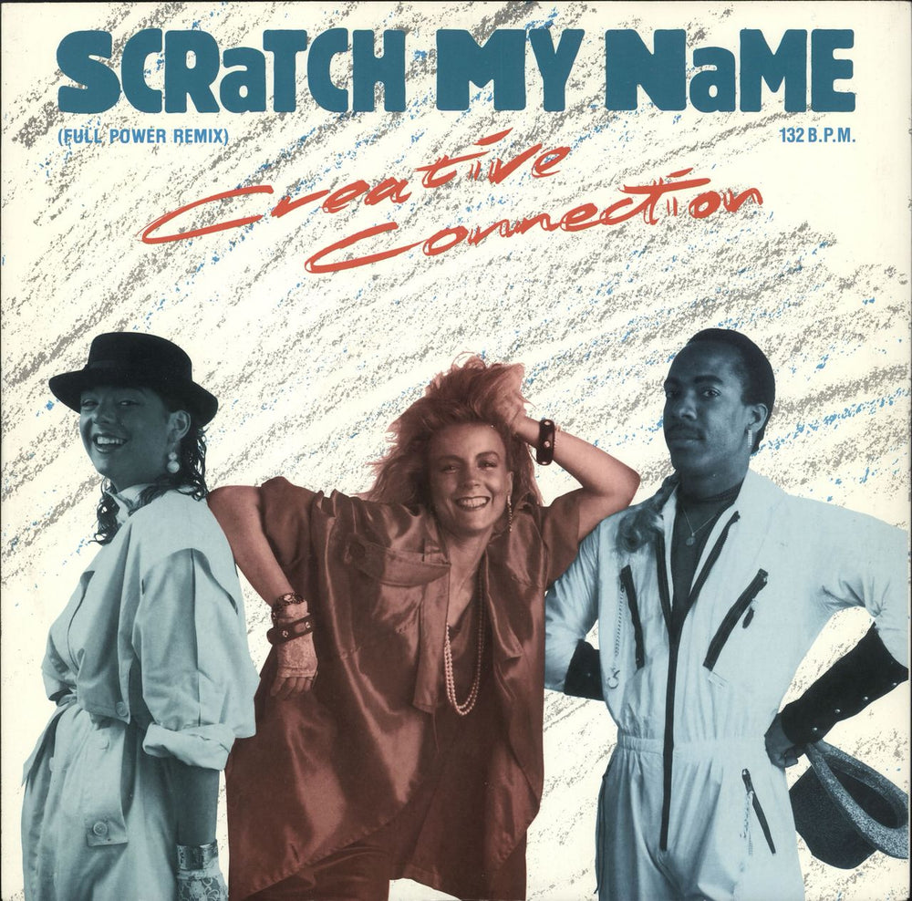 Creative Connection Scratch My Name UK 12" vinyl single (12 inch record / Maxi-single) CFX1000