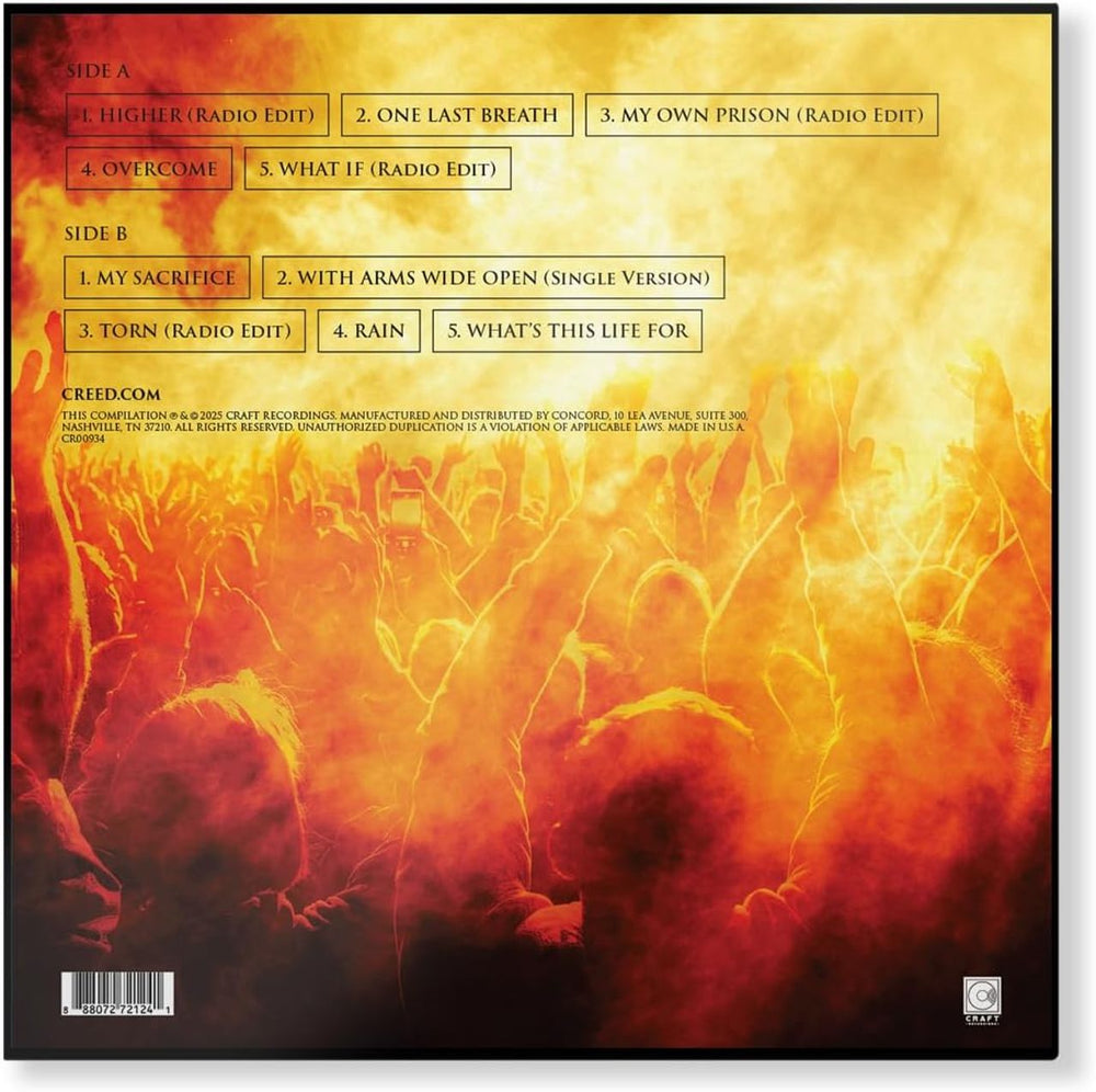 Creed The Best of Creed - Black Vinyl - Sealed UK vinyl LP album (LP record) 888072721241