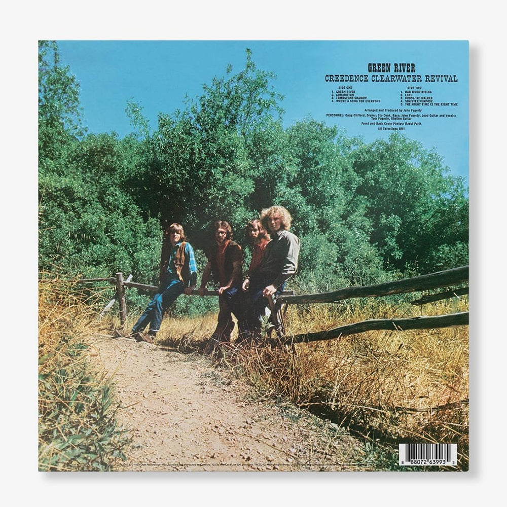 Creedence Clearwater Revival Green River - Spring Green Vinyl - Remastered - Sealed UK vinyl LP album (LP record) 888072639935