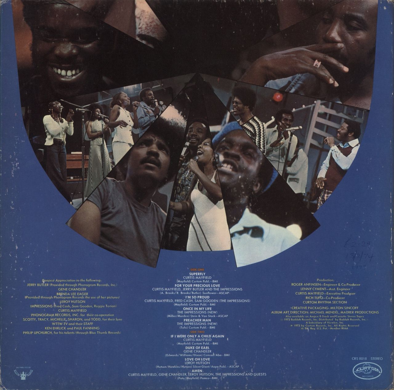 Curtis Mayfield Curtis In Chicago US Vinyl LP — RareVinyl.com