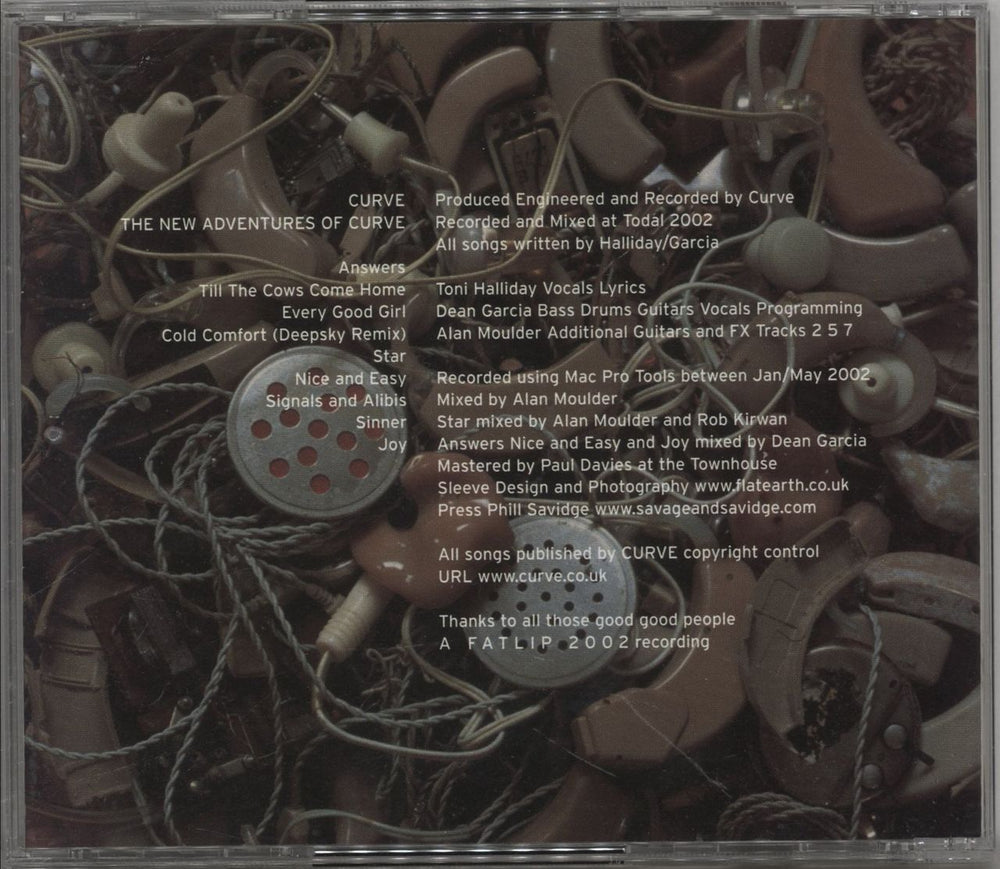 Curve The New Adventures Of Curve UK CD album (CDLP)