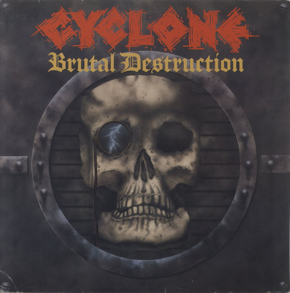 Cyclone Brutal Destruction Dutch vinyl LP album (LP record) RR9687