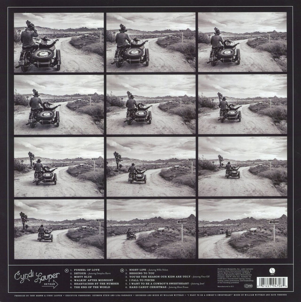 Cyndi Lauper Detouryl UK vinyl LP album (LP record) 081227947064