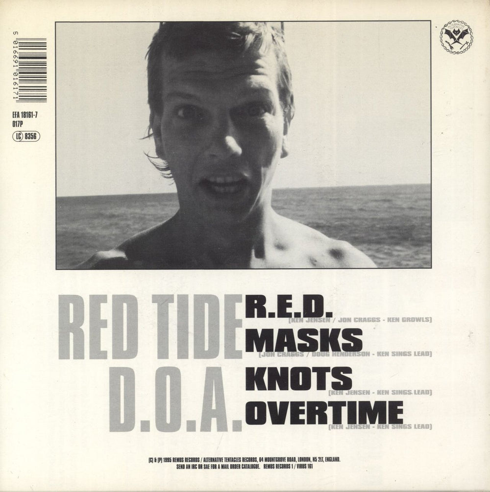 D.O.A. Ken Jensen Memorial Single [1966-1995] UK 7" vinyl single (7 inch record / 45) 5016691016171