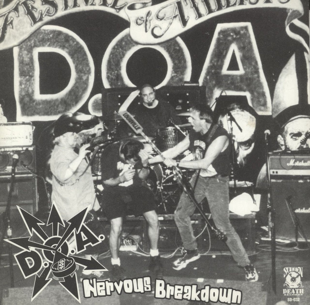 D.O.A. Nervous Breakdown / Durst Und Wurst Canadian 7" vinyl single (7 inch record / 45) SD-032