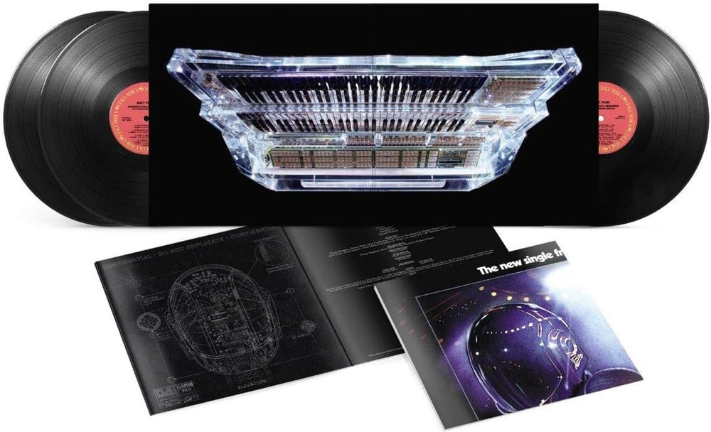 Daft Punk Random Access Memories - 10th Anniversary Edition - 180 Gram Black Vinyl - Sealed UK 3-LP vinyl record set (Triple LP Album)