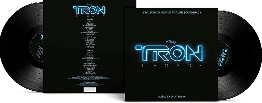 Daft Punk TRON: Legacy - Sealed UK 2-LP vinyl record set (Double LP Album) 050087502577