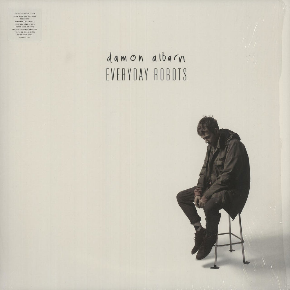 Damon Albarn Everyday Robots - 180gm UK 2-LP vinyl record set (Double LP Album) 825646331291