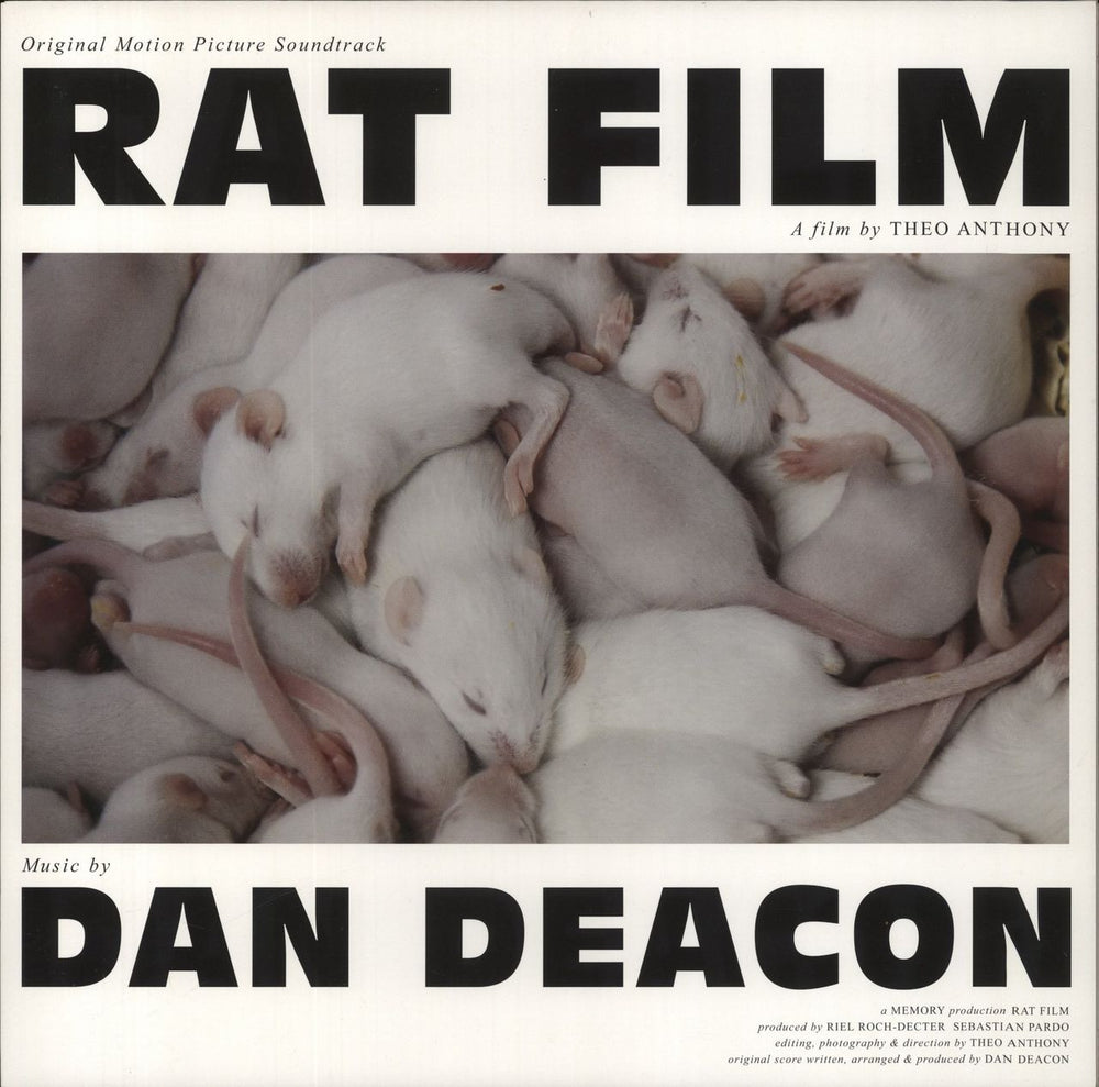 Dan Deacon Rat Film [Original Motion Picture Soundtrack] - Rat Hair Coloured Vinyl US vinyl LP album (LP record) DMNSTK001LP