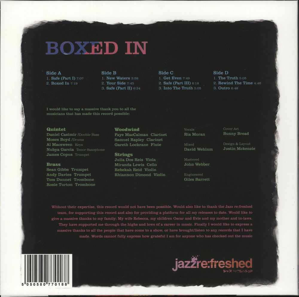 Daniel Casimir Boxed In UK 2-LP vinyl record set (Double LP Album) 5050580770188