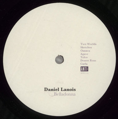 Daniel Lanois Belladonna US vinyl LP album (LP record) DNLLPBE878924