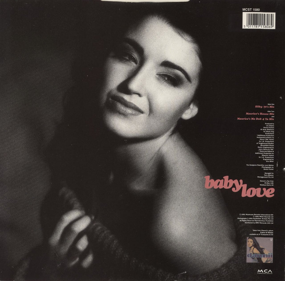 Dannii Minogue Baby Love UK 12" vinyl single (12 inch record / Maxi-single) 5011781158069
