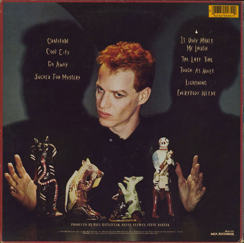 Danny Elfman So-Lo US vinyl LP album (LP record)