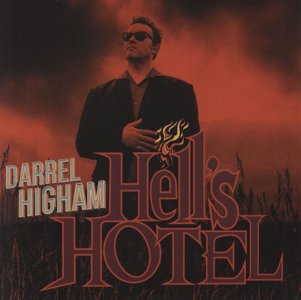 Darrel Higham & The Barnshakers Hell's Hotel - Red Vinyl UK vinyl LP album (LP record) 6046341131