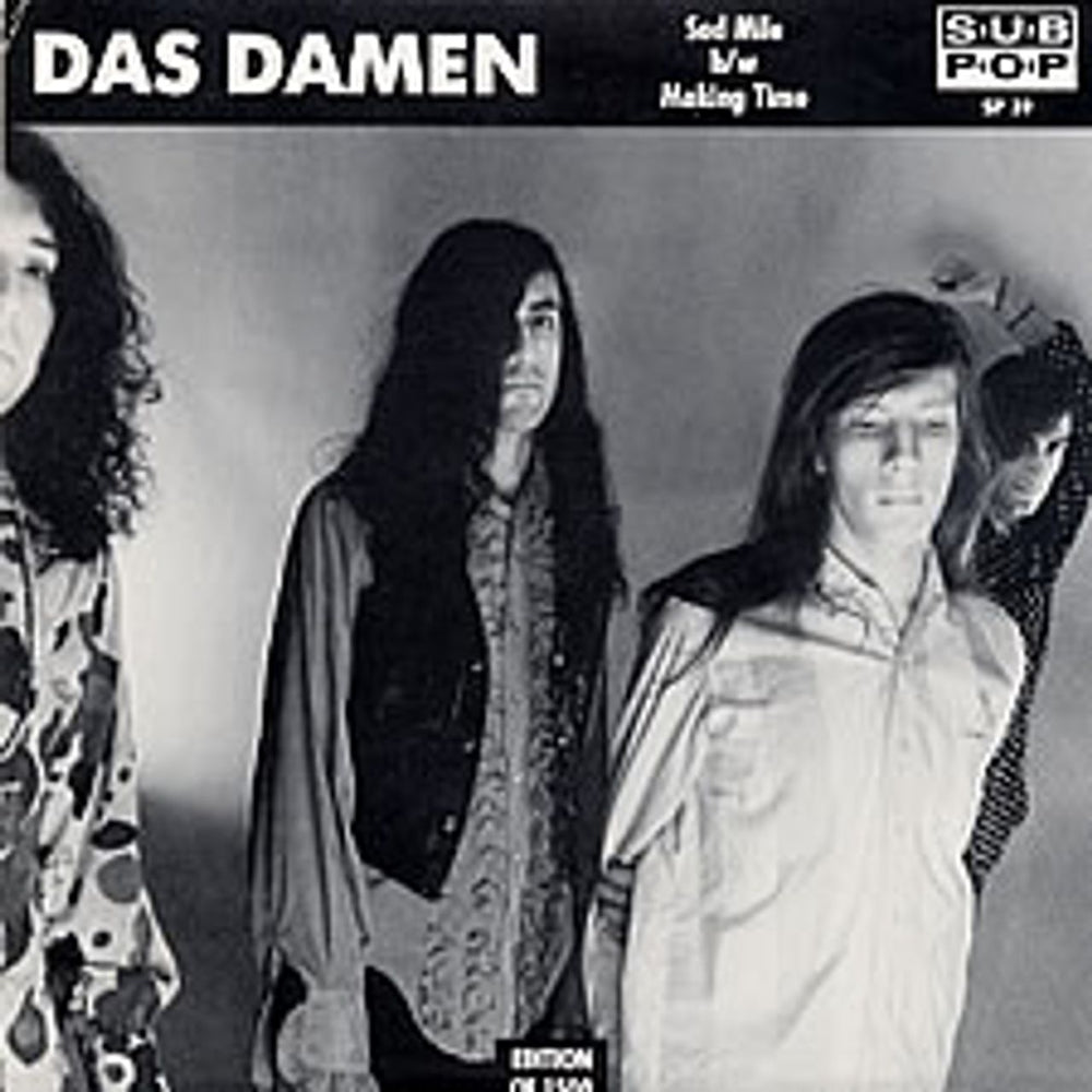 Das Damen Sad Mile US 7" vinyl single (7 inch record / 45) SP39