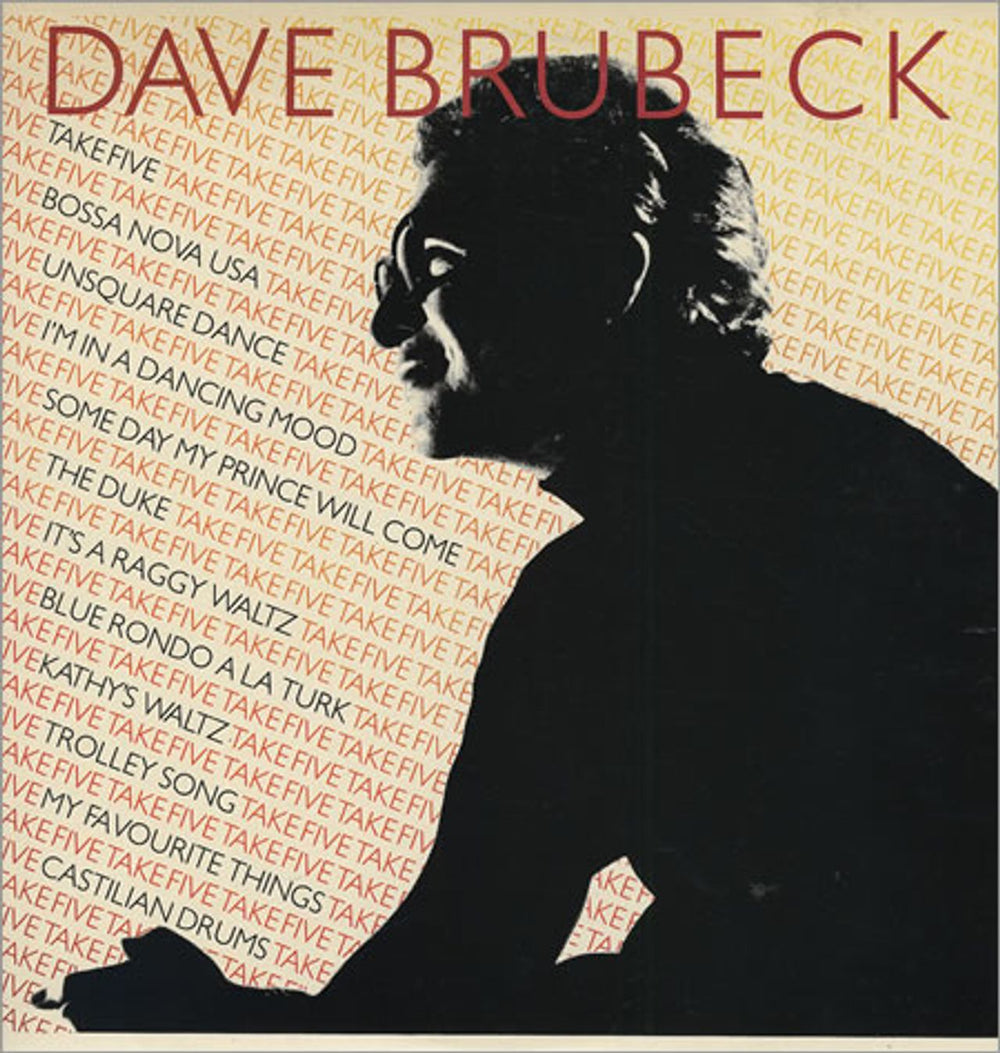 Dave Brubeck Take Five UK vinyl LP album (LP record) CBS31769