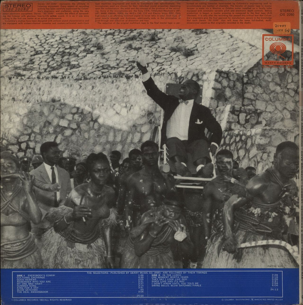 Dave Brubeck The Real Ambassadors US vinyl LP album (LP record)