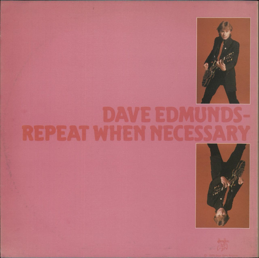 Dave Edmunds Repeat When Necessary UK vinyl LP album (LP record)