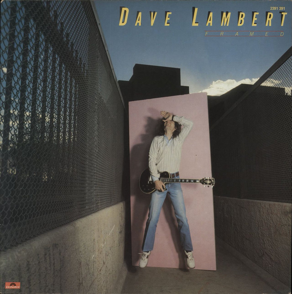 Dave Lambert Framed French vinyl LP album (LP record) 2391 91