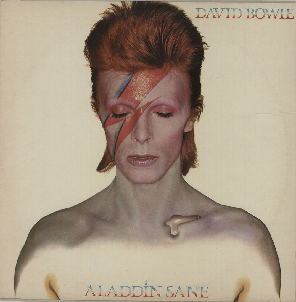 David Bowie Aladdin Sane - 2nd + insert - EX UK vinyl LP album (LP record) RS1001