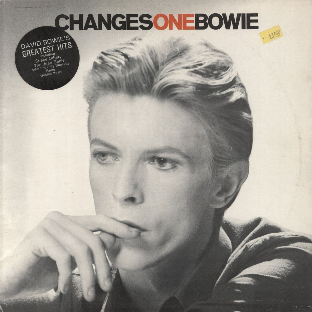 David Bowie ChangesOneBowie - 2nd - Stickered - EX UK vinyl LP album (LP record) RS1055