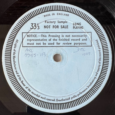 David Bowie David Bowie - Test Pressing - Mono UK vinyl LP album (LP record) BOWLPDA842159