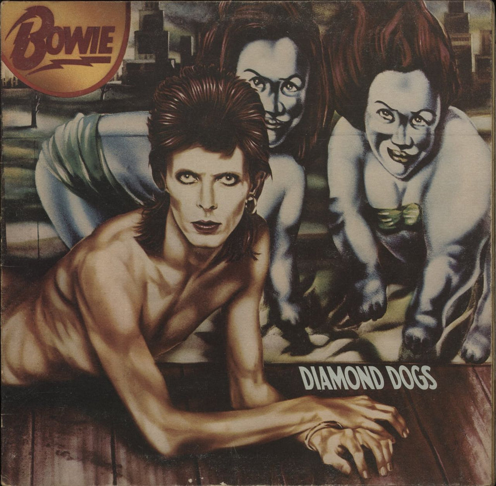 David Bowie Diamond Dogs - 1st - VG UK vinyl LP album (LP record) APL1-0576