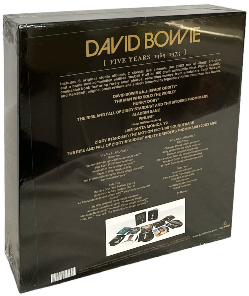 David Bowie Five Years 1969-1973 - Sealed UK Vinyl Box Set 825646284092