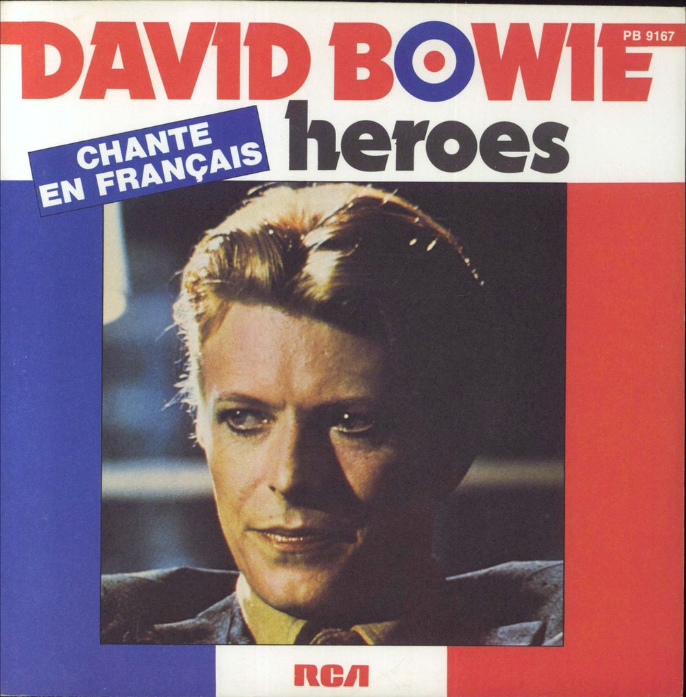 David Bowie Heroes French 7" vinyl single (7 inch record / 45) PB9167