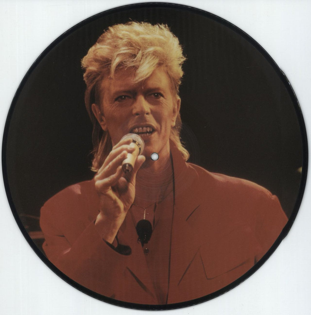 David Bowie The Glass Spider Tour - Press Conferences 1987 UK Promo picture disc LP (vinyl picture disc album)