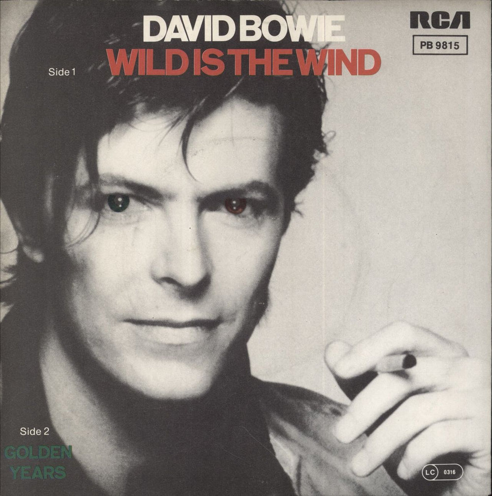 David Bowie Wild Is The Wind German 7" vinyl single (7 inch record / 45) PB9815