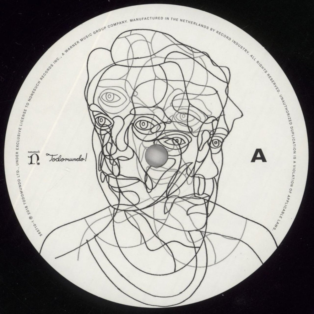 David Byrne American Utopia UK vinyl LP album (LP record) BYNLPAM742673