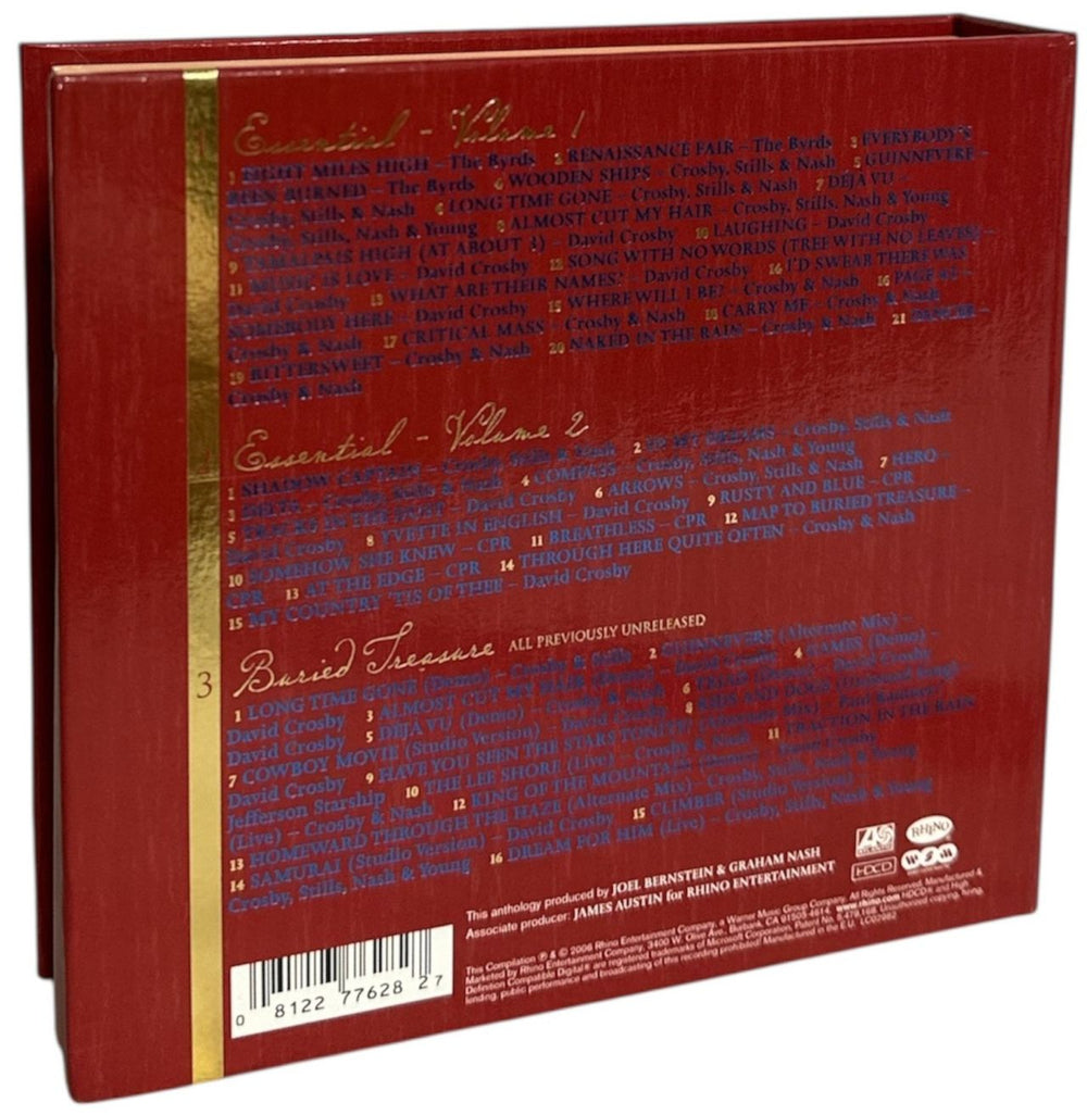 David Crosby Voyage UK 3-CD album set (Triple CD) 081227762827
