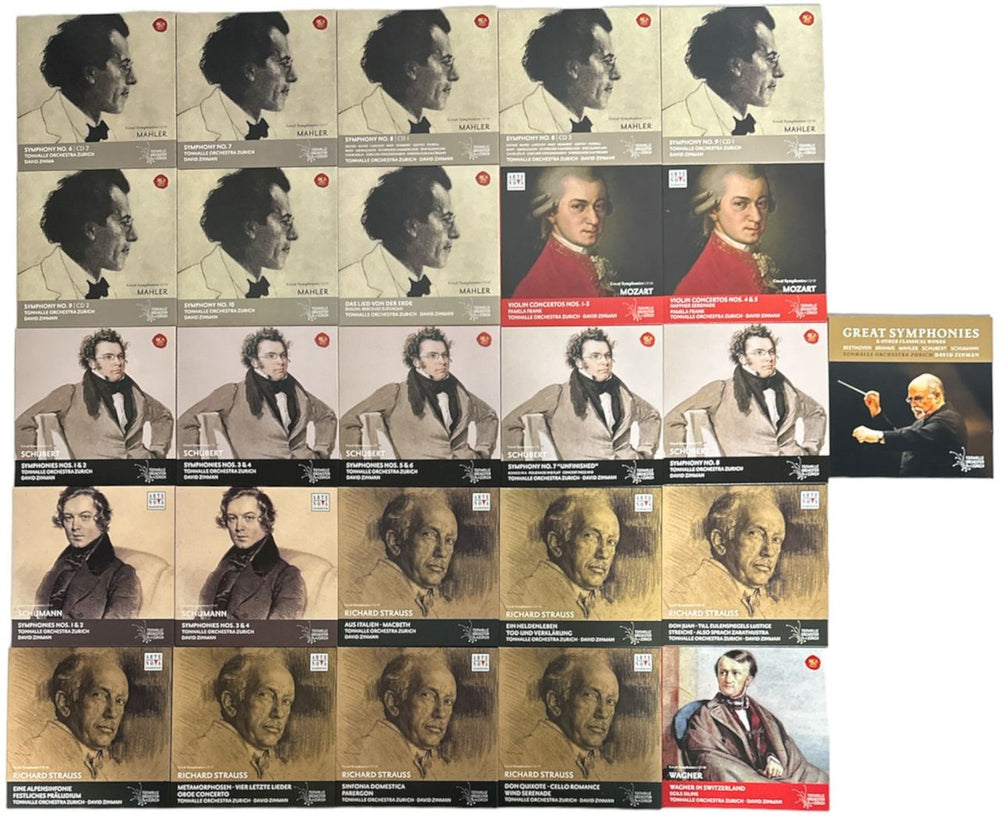 David Zinman Great Symphonies & Other Classical Works UK Cd album 