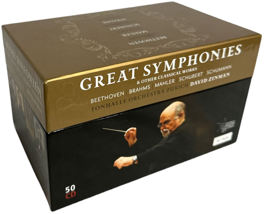 David Zinman Great Symphonies & Other Classical Works UK Cd album box —  RareVinyl.com