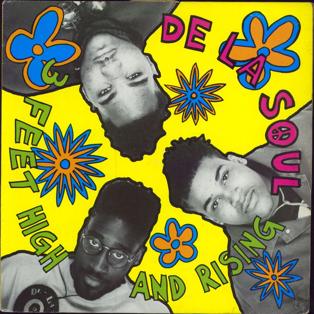 De La Soul 3 Feet High And Rising - EX UK vinyl LP album (LP record) DLSLP1