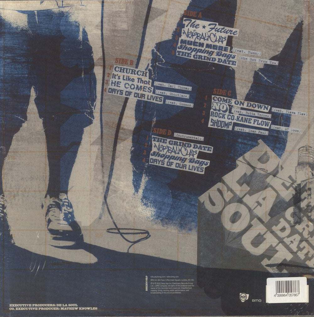 De La Soul The Grind Date - Silver with Blue & Yellow Splatter