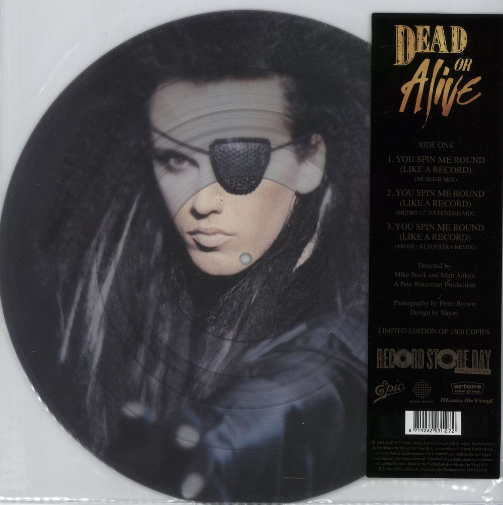 Dead Or Alive You Spin Me Round (Like A Record): Version 1 UK 12" vinyl picture disc (12 inch picture record) MOV12078